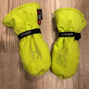 SPYDER WATERPROOF Gloves Mittens ski snow 4